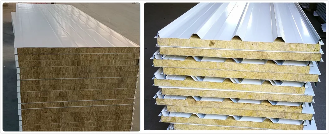 Lightweight/Fireproof Fast Install Easy Install EPS Sandwich Panel Wall Panel for Interior Wall Exterior Wall