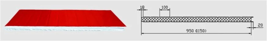 SGS EPS Sandwich Panel Building Material for Prefabricated House