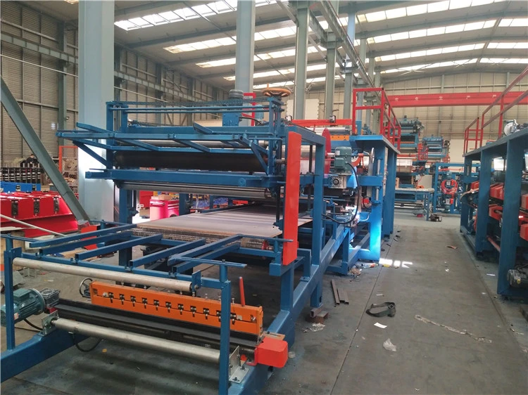 EPS Foam Sandwich Panel Forming Machine-Selflock Sandwich Roof Panel Machine