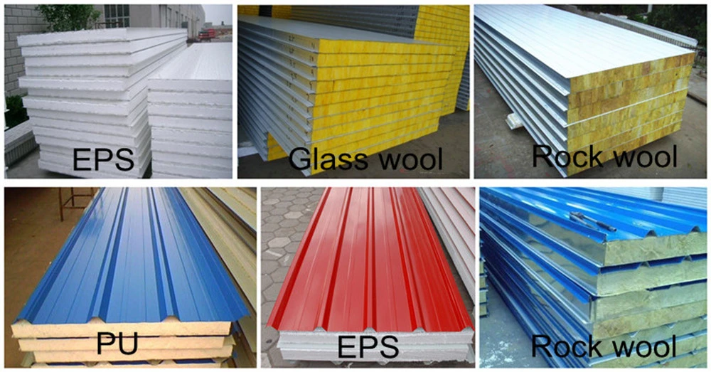 Foshan High Quality Customized Design Prefabricated Steel Building Sandwich Panel Prefabricated House