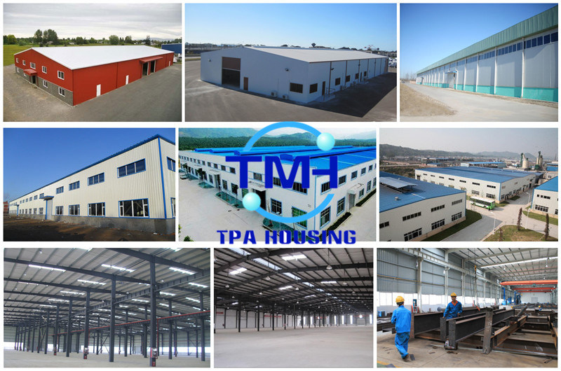 Steel Sandwich Panel Steel Structure Workshop with Steel Building Garage