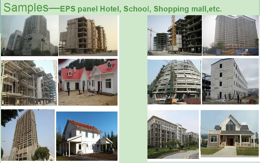 Lightweight EPS Cement Sandwich Wall Panel Machine Hollow Core Wall Panel Production Line