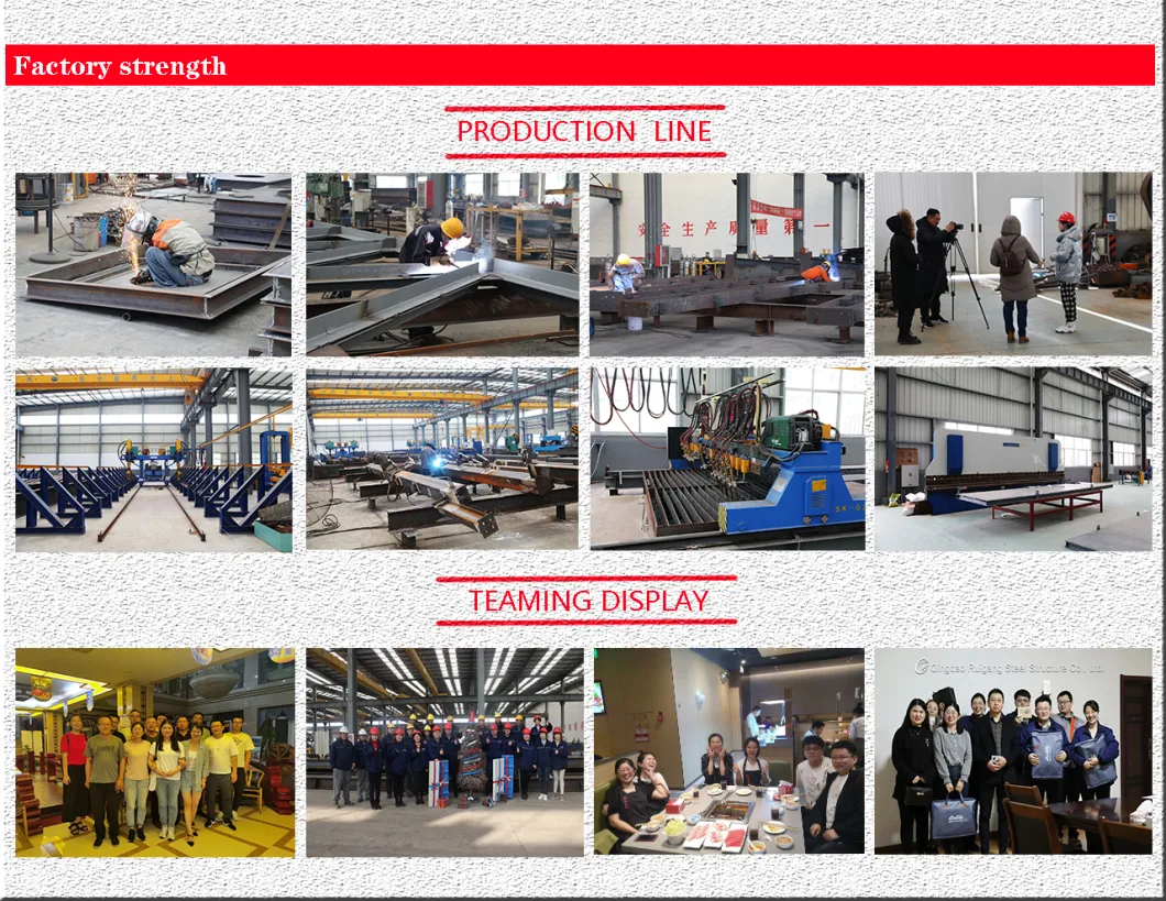 China Light Industrial Prefabricated Steel Structure Building/Warehouse/Workshop/Garage/Frame Construction