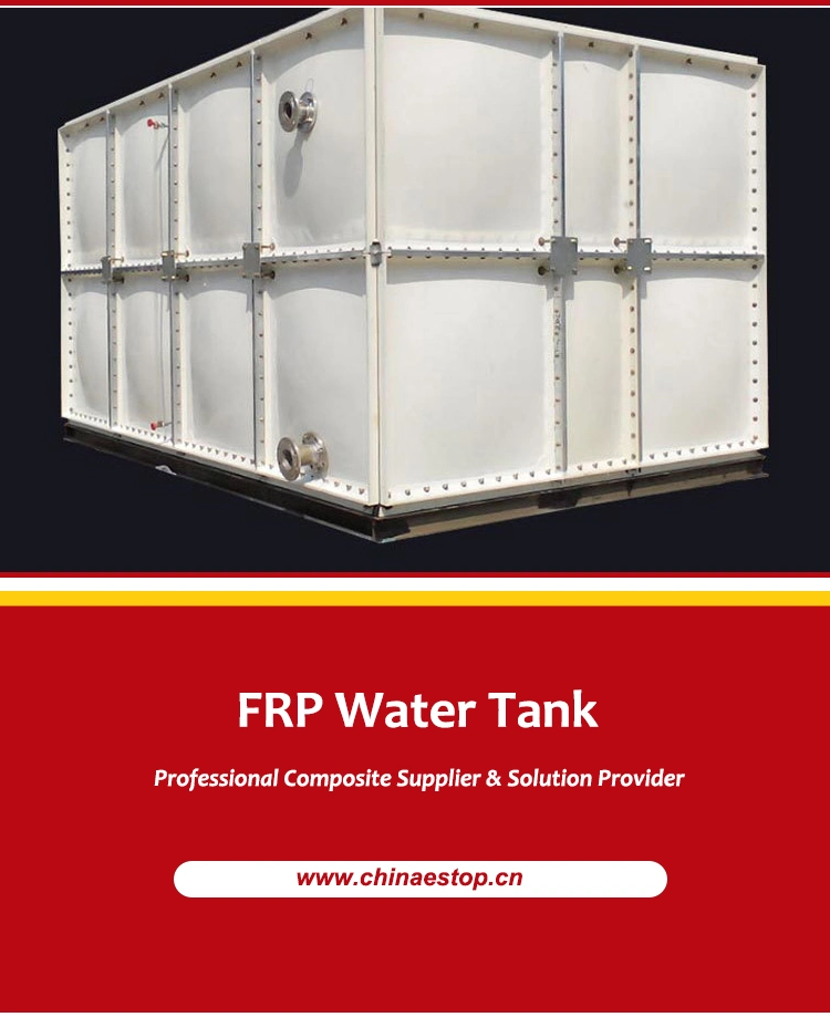 100m3 Fibreglass Panel Tank Sectional FRP GRP Water Storage Tank