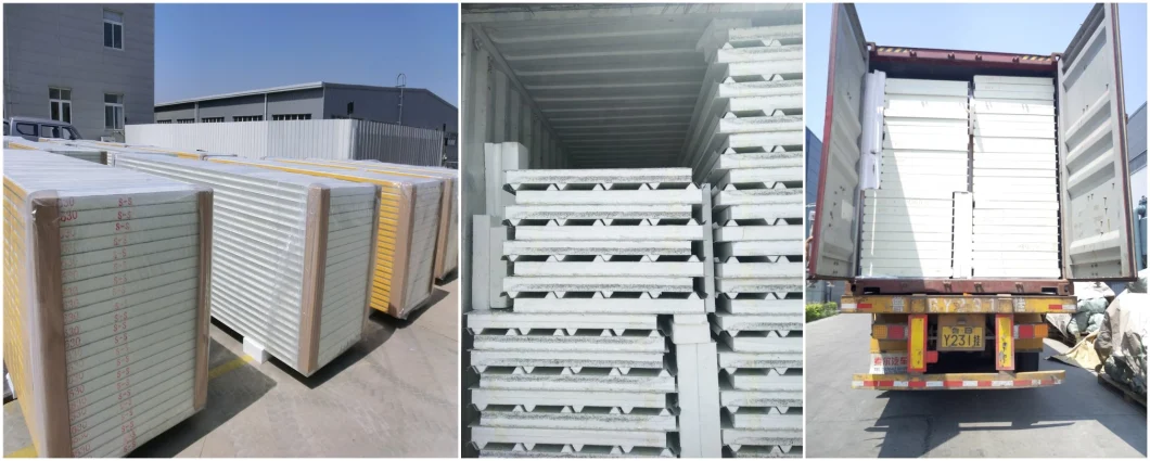 950mm/1150mm Width Office Wall Cladding EPS Polystyrene Sandwich Panel