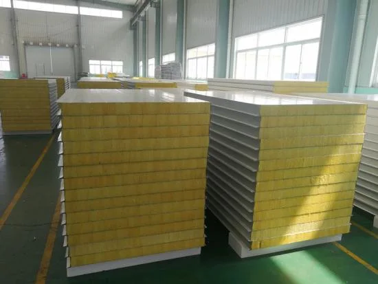 Wiskind Fire Resistent Construction Panels Insulated Panel Rock Wool Sandwich Wall Panel