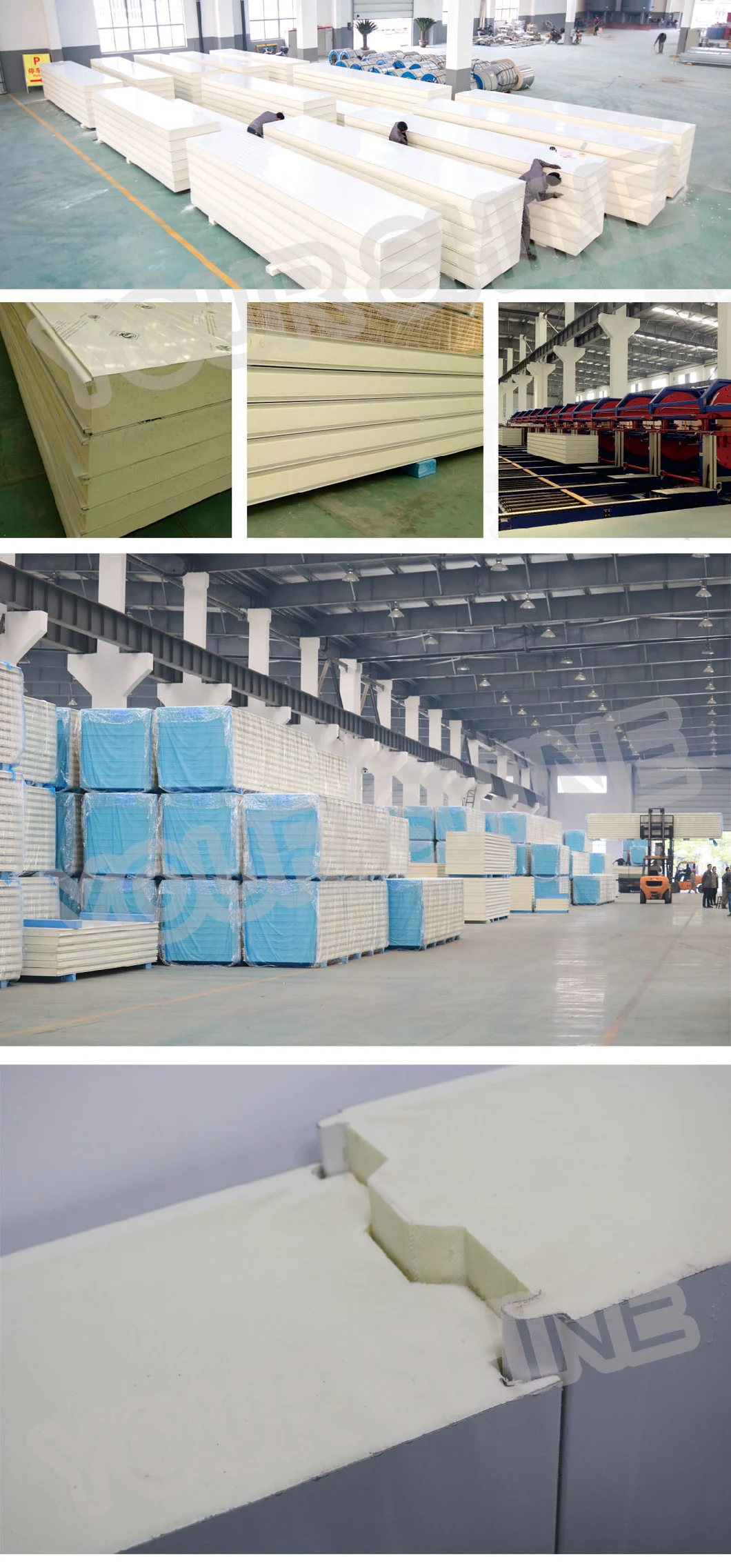 PU Sandwich Panel for Cold Storage Room Clean Room