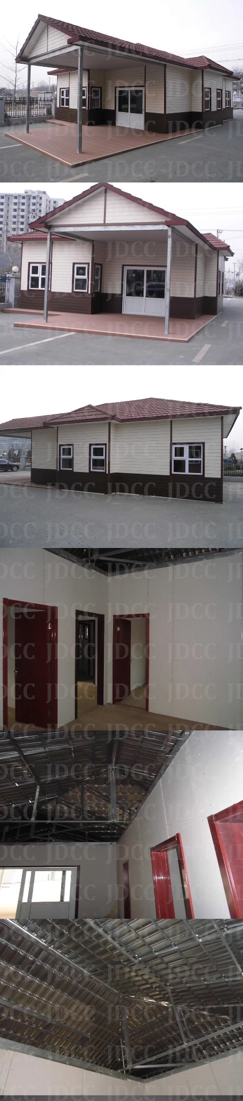 Steel Structure Warehouse PU Rockwool Sandwich Wall Roof Door Decorative Board Panel