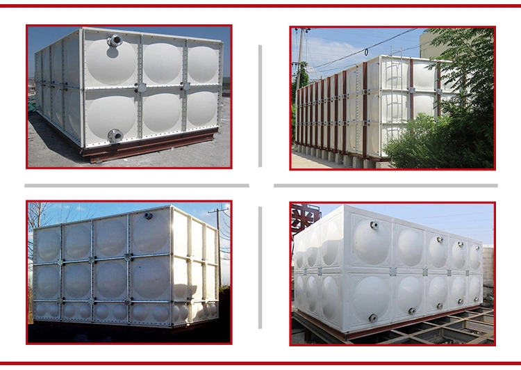 100m3 Fibreglass Panel Tank Sectional FRP GRP Water Storage Tank