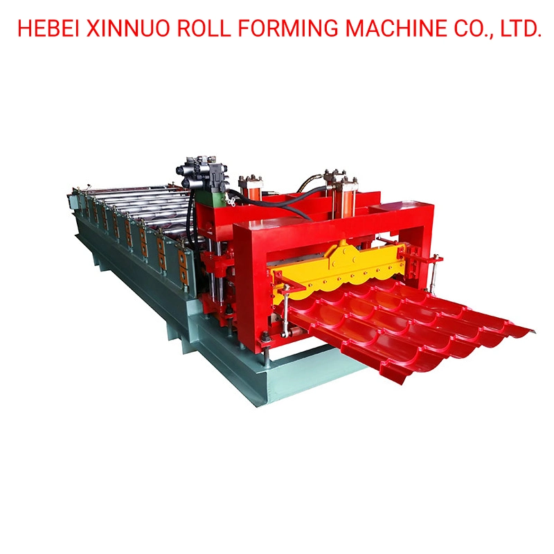 Galvanized Coil 1100 Glazed Tile Roll Forming Machine
