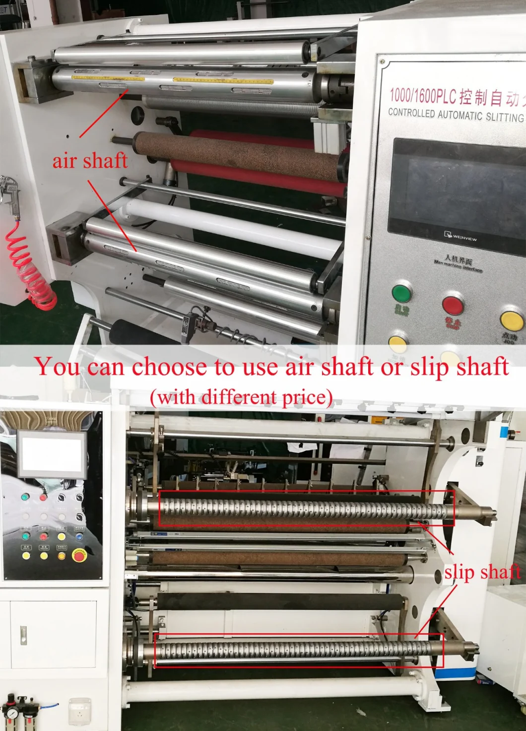 Auto Paper Roll Cutting Machine Label Slitter Machine Price