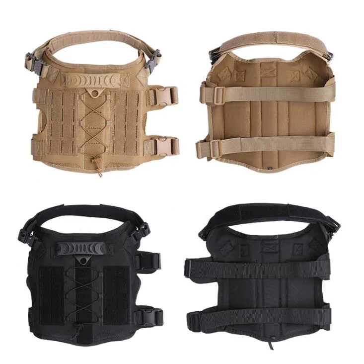 Tactical Dog Training Vest Harness with Mesh Padding