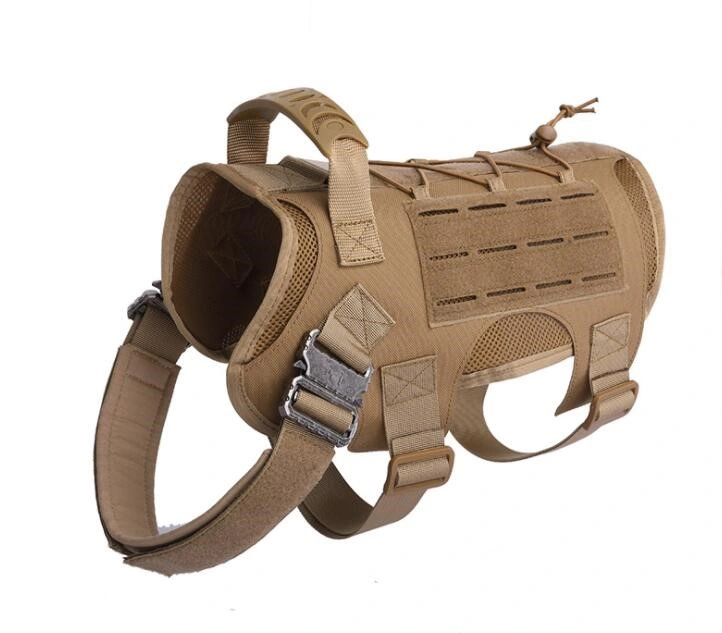 Tactical Dog Training Vest Harness with Mesh Padding