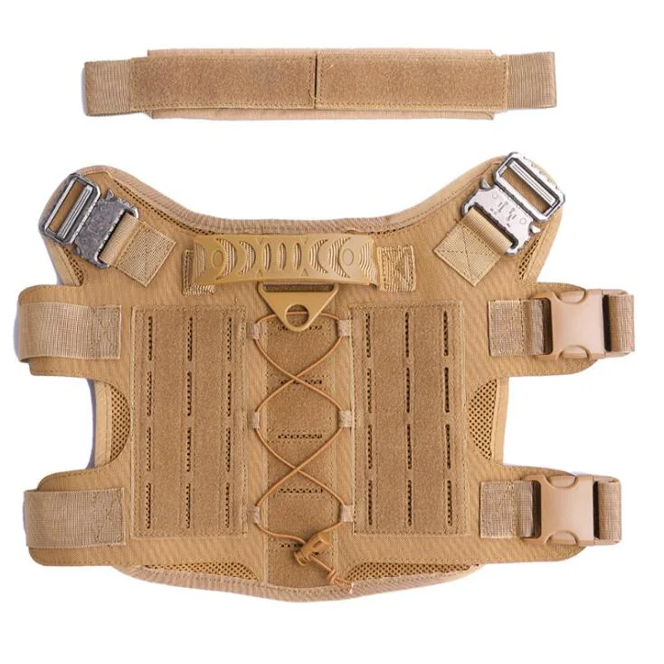 Tactical Dog Training Vest Harness with Mesh Padding