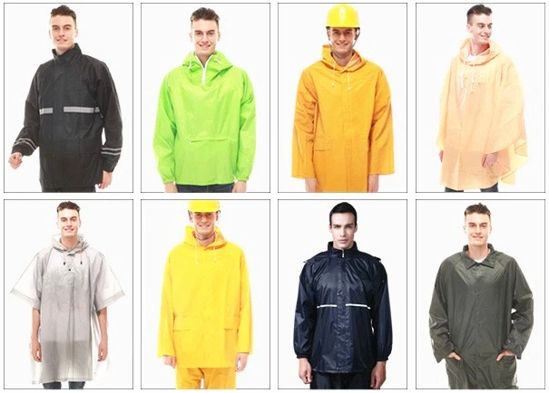 Safety Raincoat Men Women Motorcycle Bicycle Rain Poncho