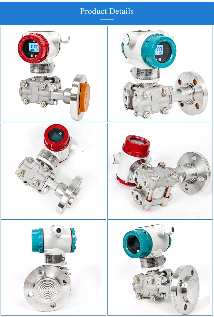 High Accuracy Anticorrosive Liquid Level Transmitter Pressure Level Sensor 24V PTFE Level Sensor