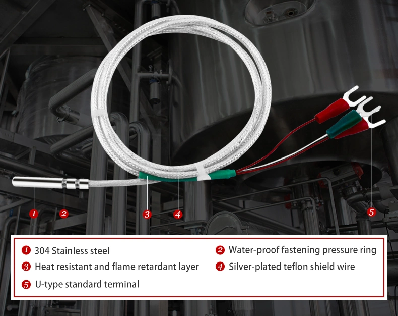 Digital Temperature Gauges Silo Temperature Sensor Long Temperature Probe