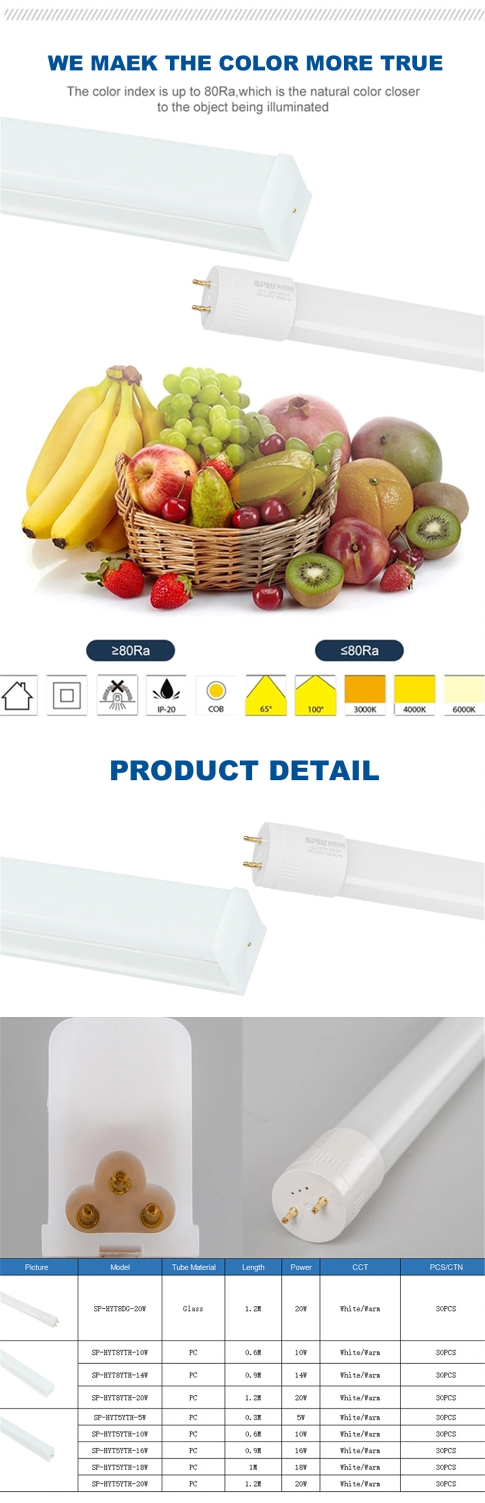 Housing Photography Painting High Brightness Sensor Wholesale LED Tube Light