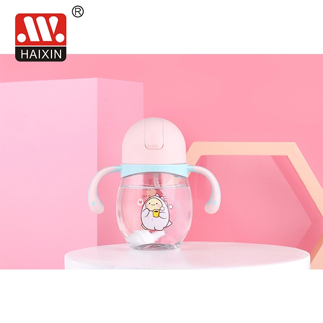 Plastic Feeding Baby Bottle Drinking Bottle BPA Free Milk Feeder Bottle 300ml