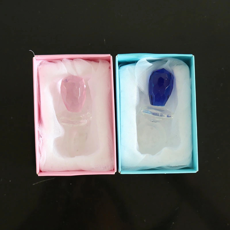 Artificial Crystal Pacifier Baby Shower Favors Gifts for Kids Birthday
