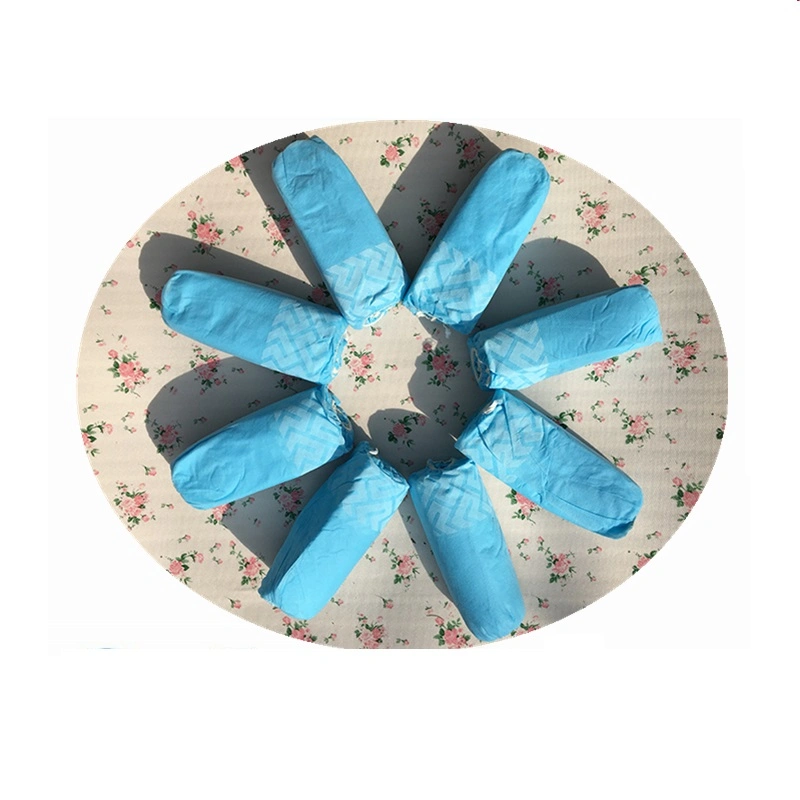 Disposable Non-Woven Shoe Cover Wear-Resisting Breathable Foot Cover Dustproof Medical Shoe Cover