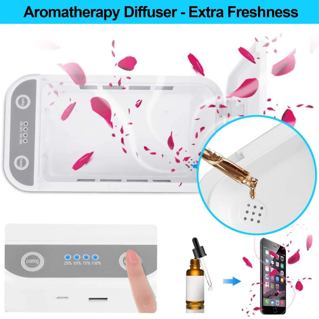 Portable Smartphone Sterilizer Cleaner Station - Multi-Function Pacifier Disinfection Box