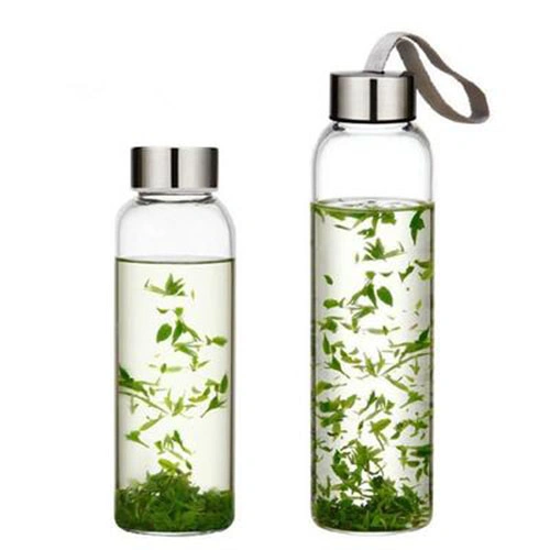 Glass Tea Bottle, Sports Glass Bottle, High Borosilicate Bottle, Glass Juice Bottle, Custom Logo Glass Water Bottle, Eco Friendly Glass Water Bottle