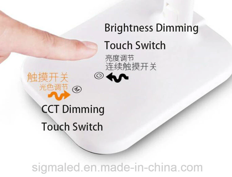 Hot Sales Foldable Rechargeable LED Book Reading Light with USD Charging 1.5 Wires