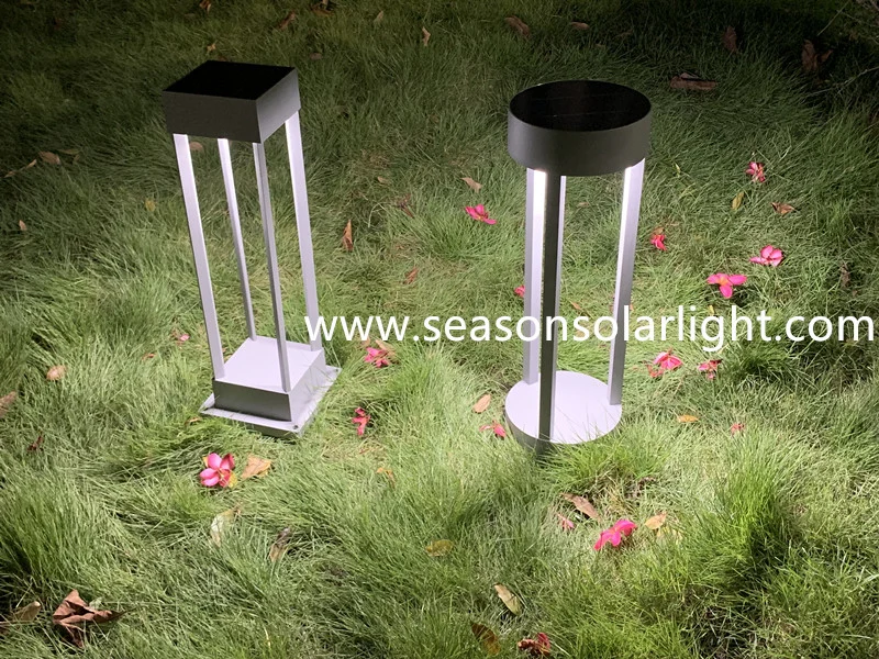 New LED Lighting Lamp Smart Garden Decking Outdoor LED Lawn Light with Solar Panel System