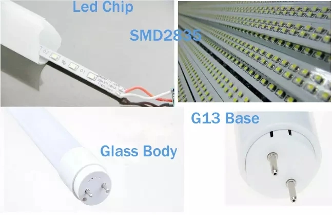 Commercial Lighting T8 LED Tube Lights Dimming 24W 4FT LED Shop Light