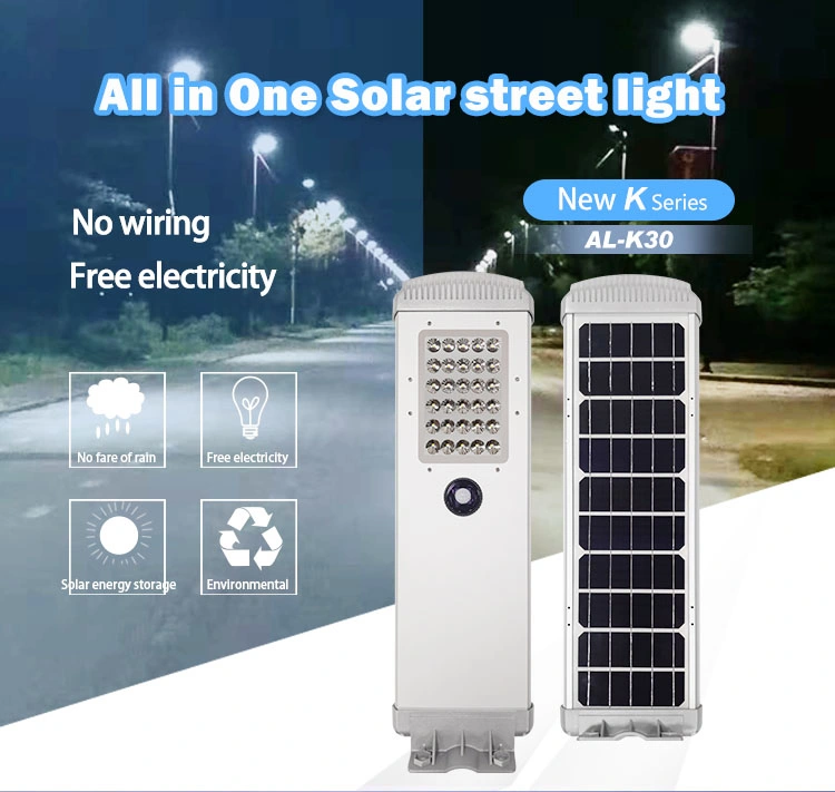 Remote Control LED Lighting Lamp Main Road Lighting Smart Outdoor Solar Street Lamp