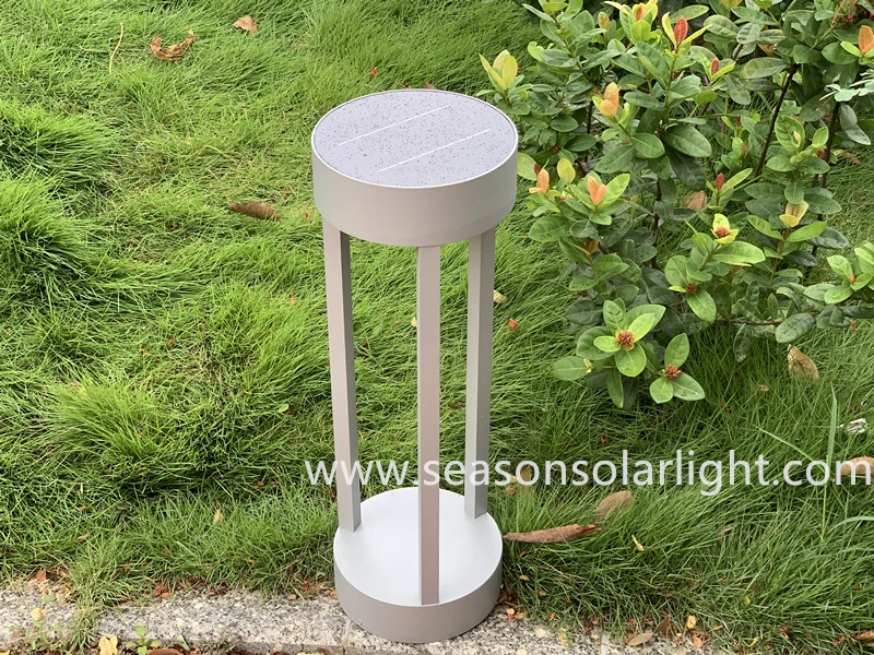 New LED Lighting Lamp Smart Garden Decking Outdoor LED Lawn Light with Solar Panel System