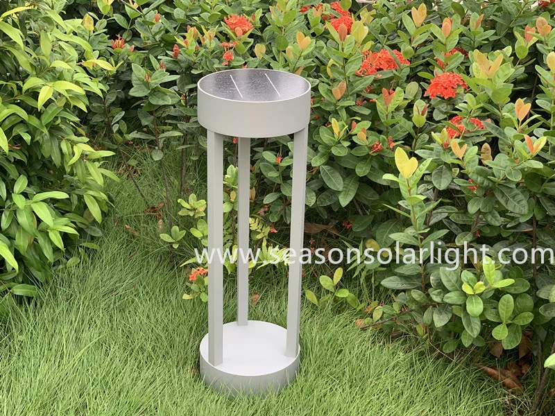 New LED Lighting Lamp Smart Garden Decking Outdoor LED Lawn Light with Solar Panel System