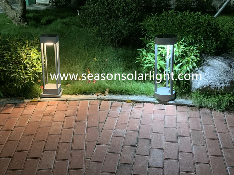 New LED Lighting Lamp Smart Garden Decking Outdoor LED Lawn Light with Solar Panel System