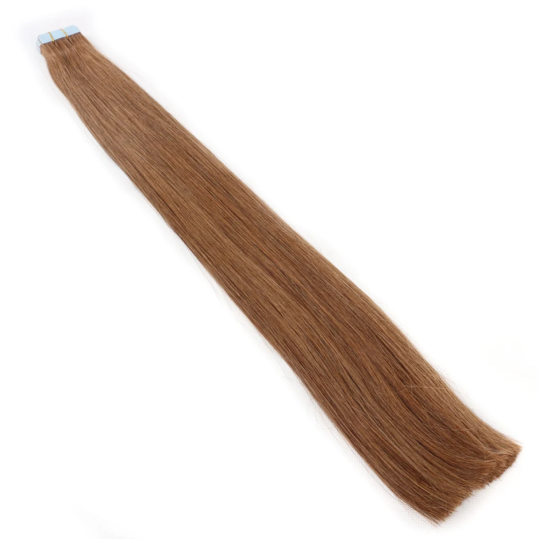 Human Virgin Hair Long Hair Texture Tape in Hair, Tape Hair Extensions