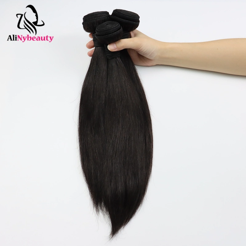 Alinybeauty100 Virgin Human Hair Brazilian Straight Hair Brazilian Human Hair Bundles, Brazilian Cuticle Aligned Hair