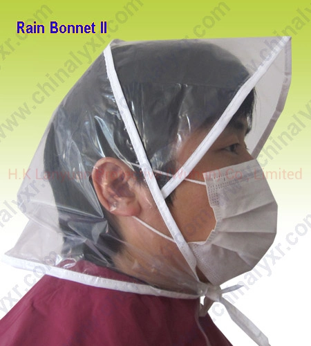 Ly PE Hair Bonnet Rain Hat