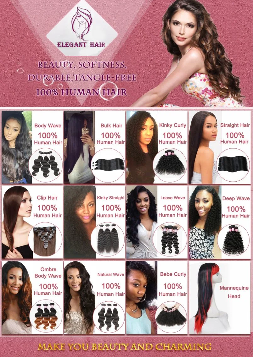 Brazilian Hair Kinkly Curly Hair Extension Virgin Hair Unprocessed Human Hair