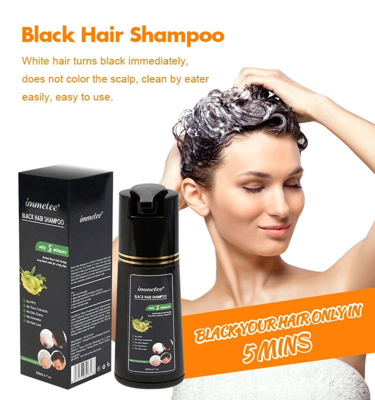 Black Hair Dye Shampoo From Thailand Hair Black No Ppd