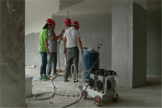 Electric Wall Putty Lime Spray Machine Gypsum Plaster Spraying Machine