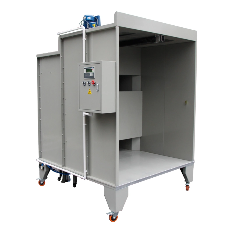 Small Production Powder Painting Coat Spray Booth with Powder Reclaim System