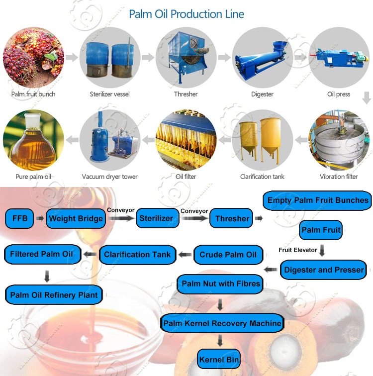 Palm Oil Processing Mill Plant Palm Oil Processing Line