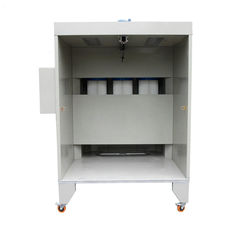 Small Production Powder Painting Coat Spray Booth with Powder Reclaim System