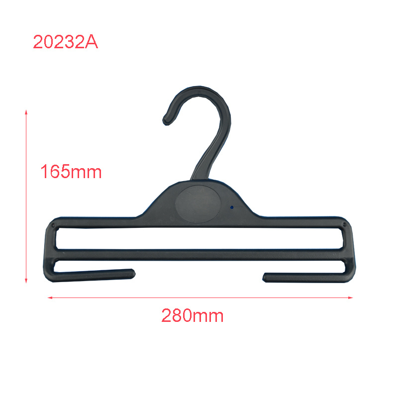Black Plastic Hook Plastic Pants Hanger