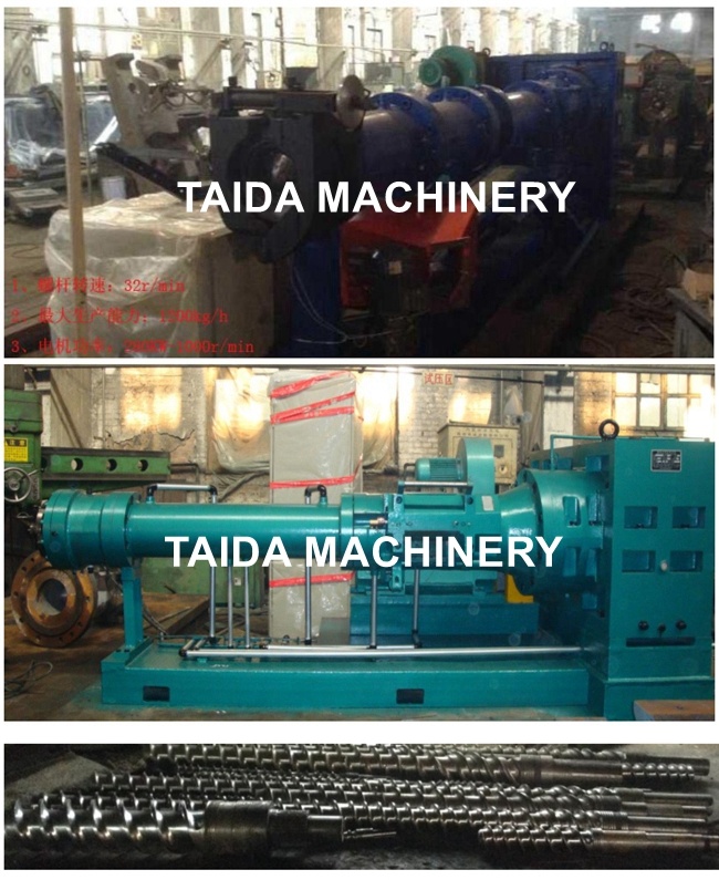 Hot Feed Rubber Extruder Extrusion Machine Xj-150