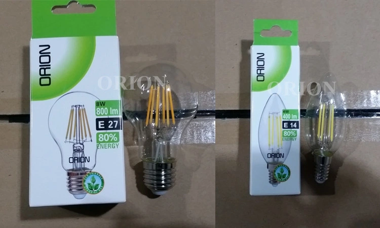 4W 6W 8W LED Light B22 Bayonet Cap Warm White Filament Dimmable LED Globe