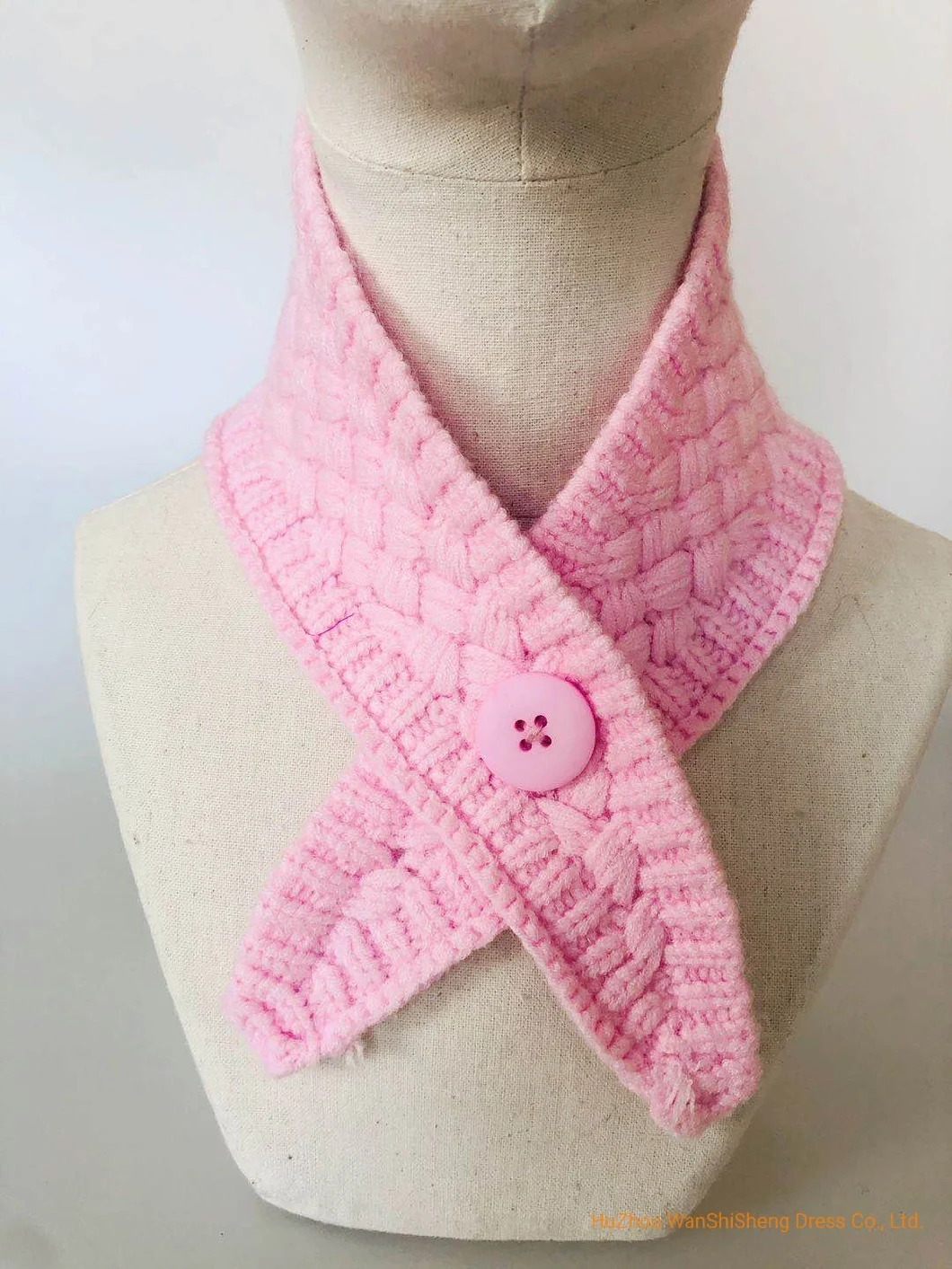 Lady Little Fashion Design Knitted Tie Scarf Lady Headband