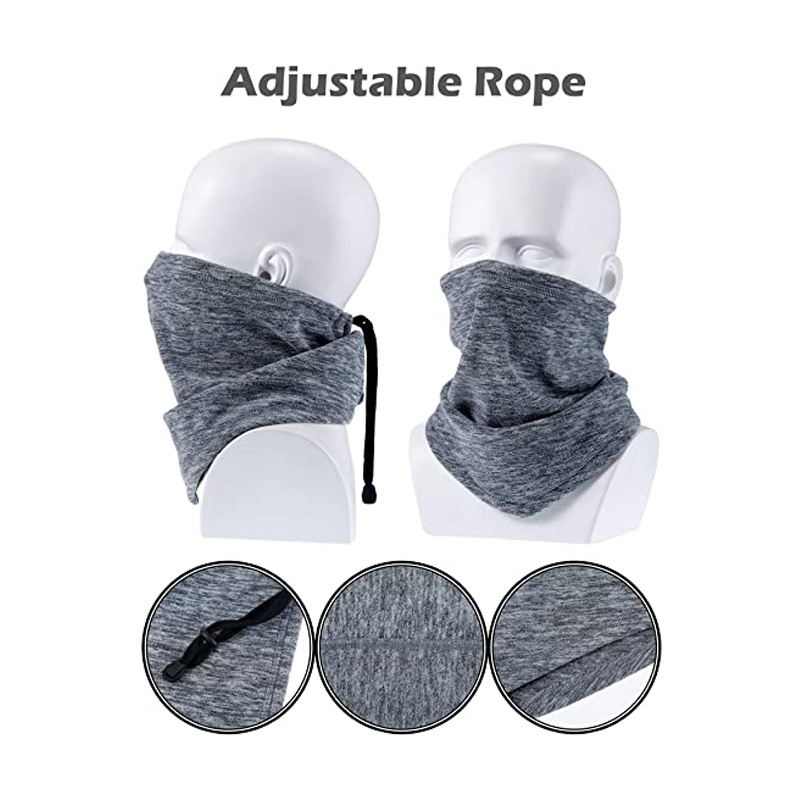 Fleece Neck Gaiter Winter Windproof Neck Warmer Bandana Scarf Cold Weather Thicken Soft Elastic Face Balaclava