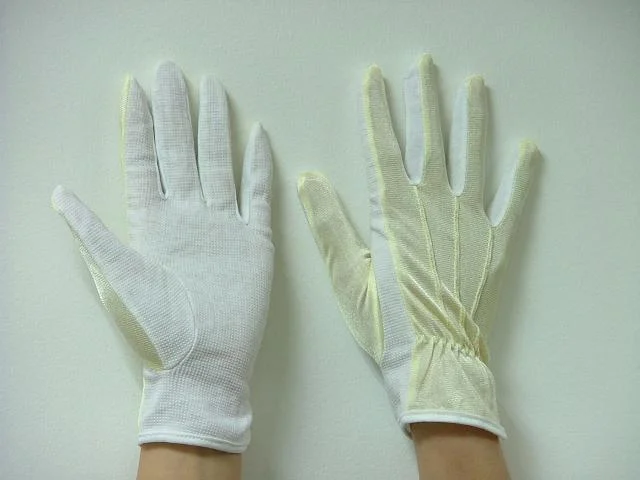 White Driving Cotton Gloves Labor Parade Safety Gloves (JMC-397D)