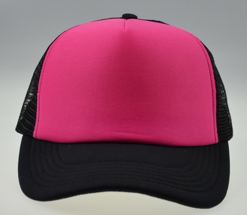 BSCI Blank Contrast Colors Foam Mesh Cap Summer Sport Hat